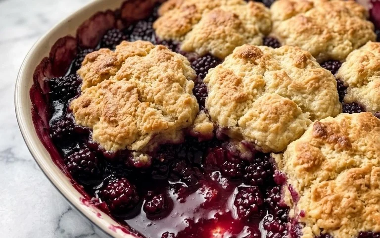 The Pioneer Women's Blackberry Cobbler