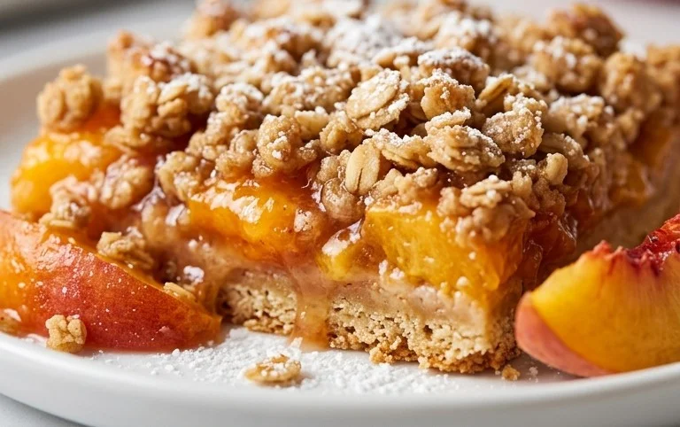 Fresh Peach Crum extractb Bars
