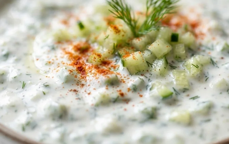 Cucumber Dip with Sour Cream and Dill