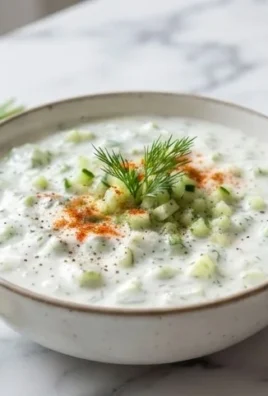 Cucumber Dip with Sour Cream and Dill
