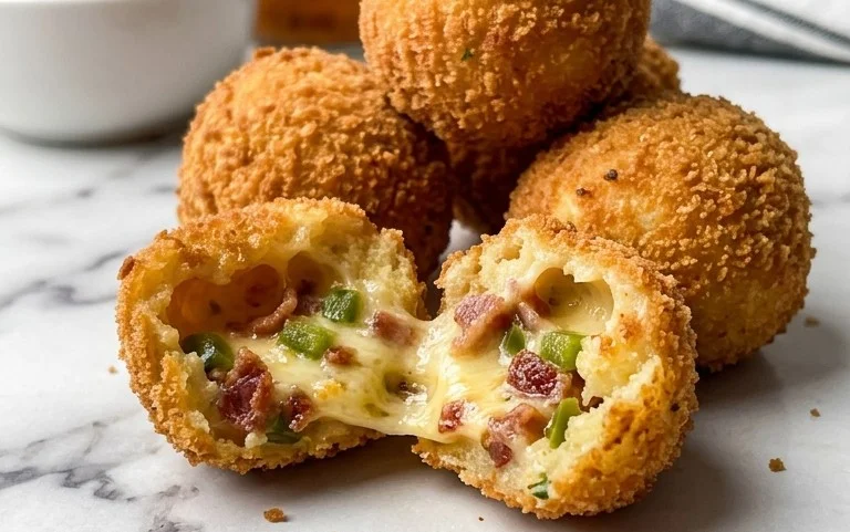 Beef Bacon Jalapeño Popper Cheese Balls