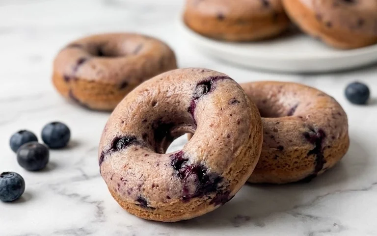 Blueberry Cake Donuts