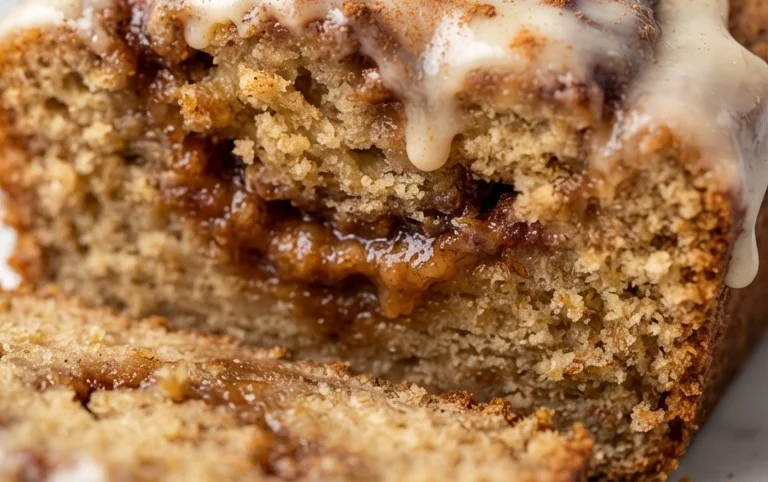 Cinnamon Roll Banana Bread