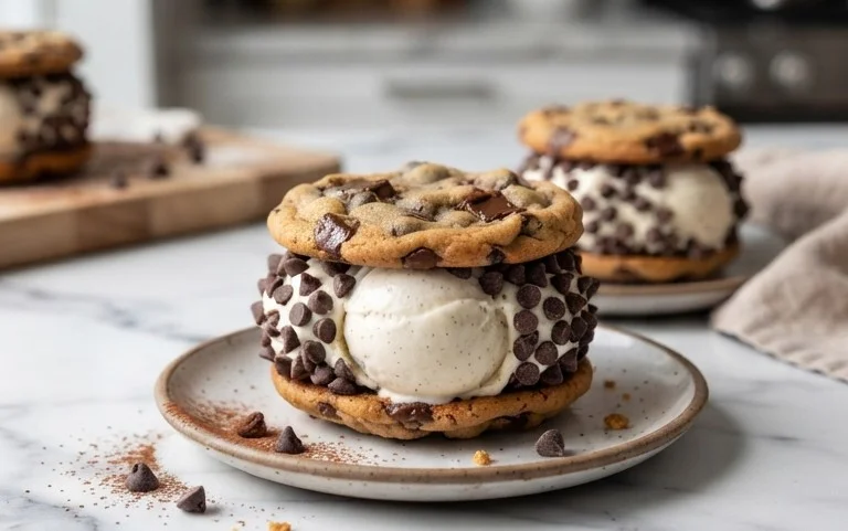 Cookie Ice Cream Sandwiches (Like a Chipwich!)