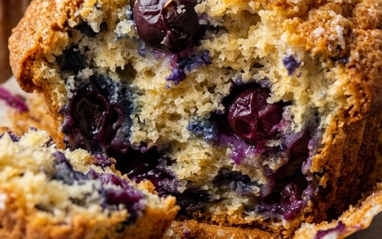 Homemade Blueberry Muffins