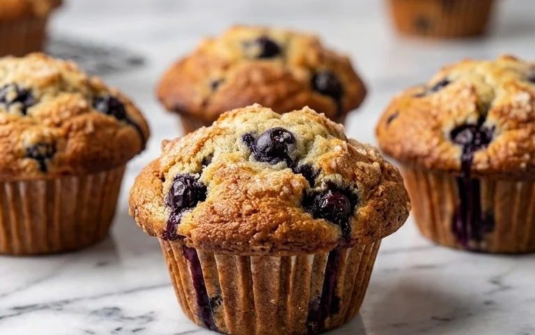 Homemade Blueberry Muffins