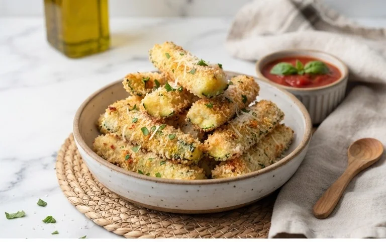Baked Parmesan Zucchini Fries
