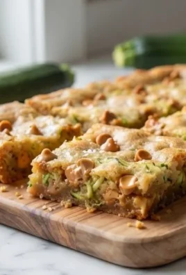 Chewy Butterscotch Zucchini Blondies