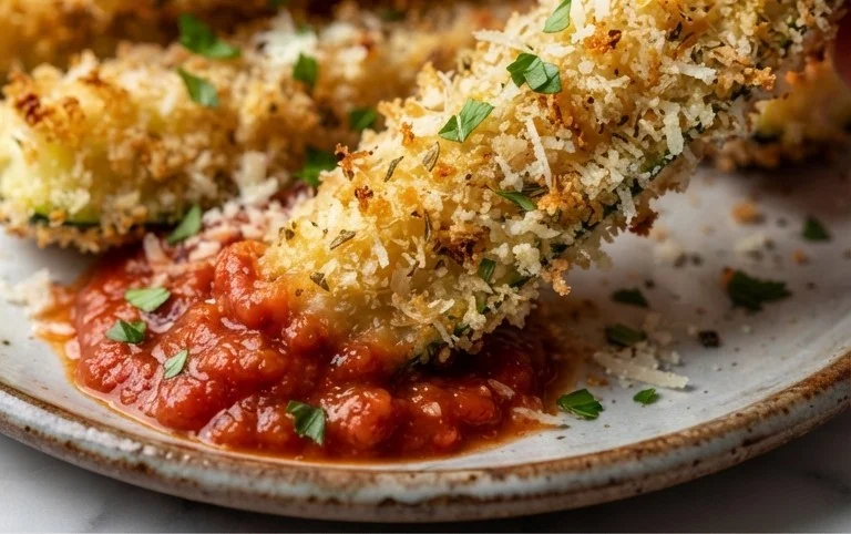 Baked Zucchini Sticks (Oven or Air Fryer)