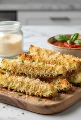 Baked Zucchini Sticks (Oven or Air Fryer)