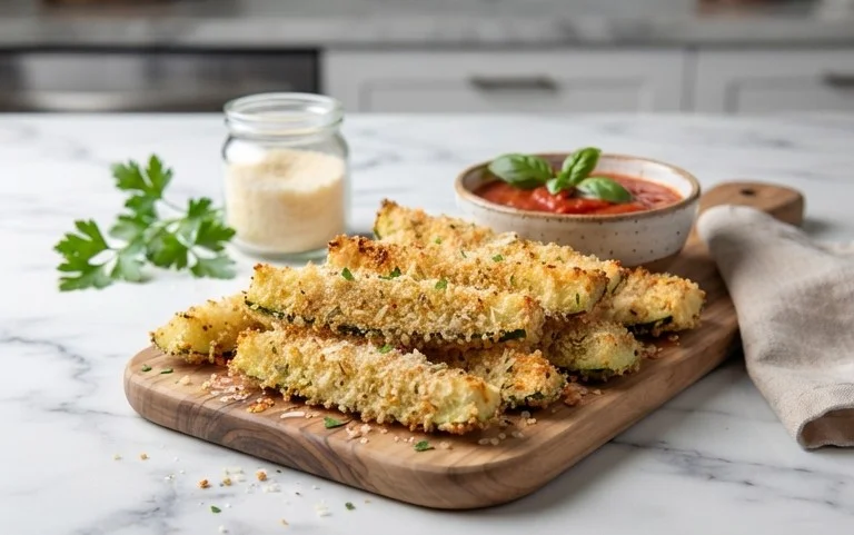 Baked Zucchini Sticks (Oven or Air Fryer)