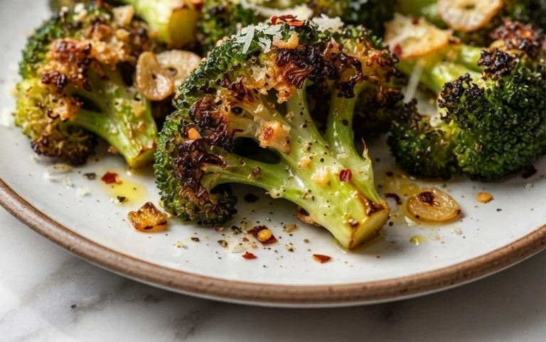 Oven Roasted Broccoli (Baked Broccoli)