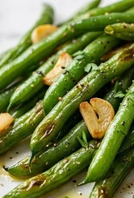 Sautéed Green Beans Recipe with Garlic