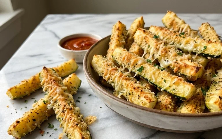 Baked Parmesan Zucchini Fries