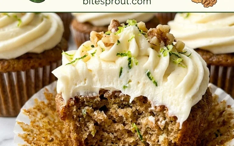 Zucchini Cupcakes with Cream Cheese Frosting