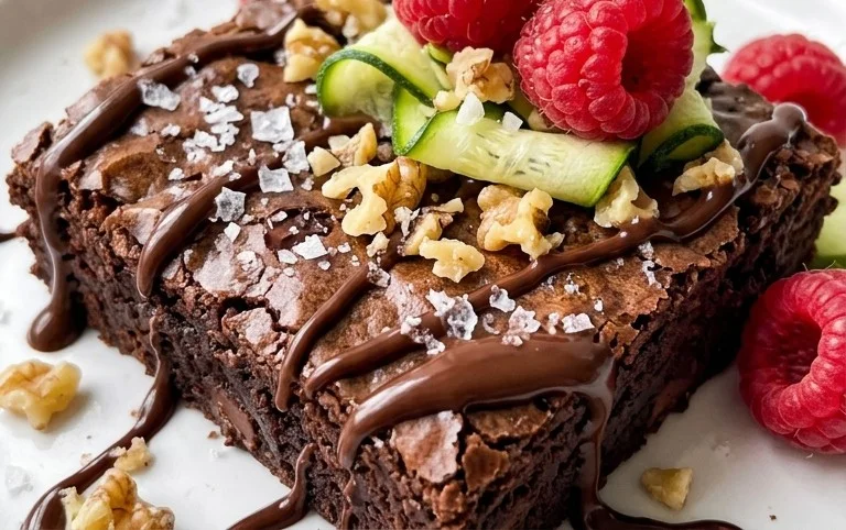 Secretly Healthy Zucchini Brownies