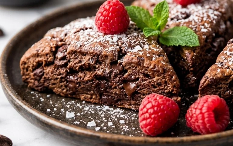 Triple Chocolate Scones