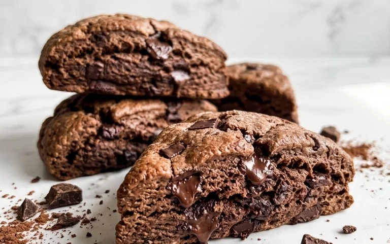 Triple Chocolate Scones