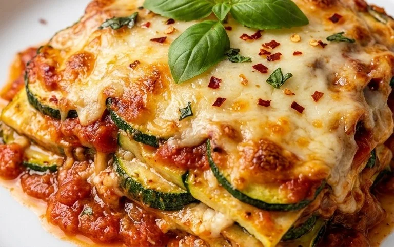Three Cheese Zucchini Parmesan