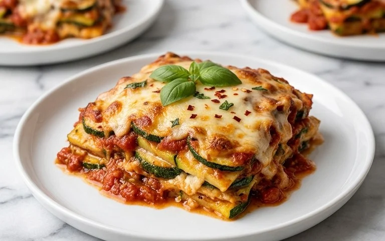 Three Cheese Zucchini Parmesan