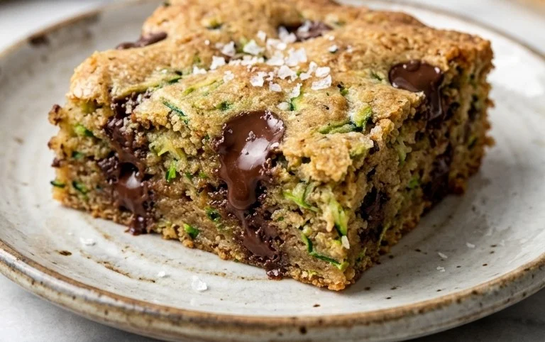 Chocolate Chip Zucchini Cookie Bars