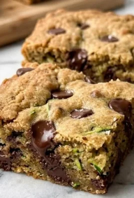 Chocolate Chip Zucchini Cookie Bars