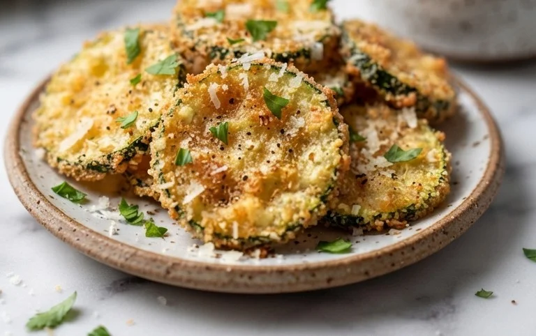 Crispy Baked Zucchini Chips