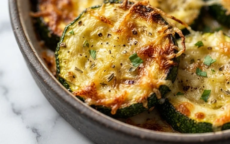 Oven Roasted Parmesan Zucchini 
