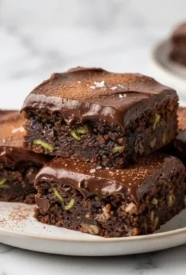 Zucchini Brownies with 1 minute Frosting!
