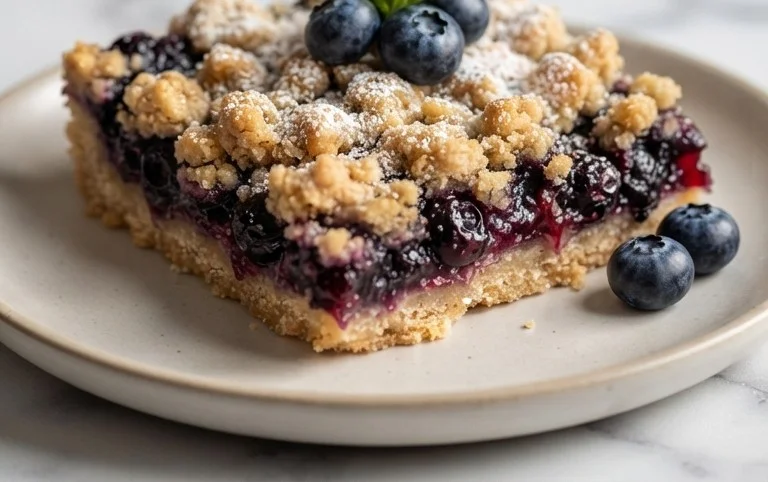 Easy Blueberry Pie Bars