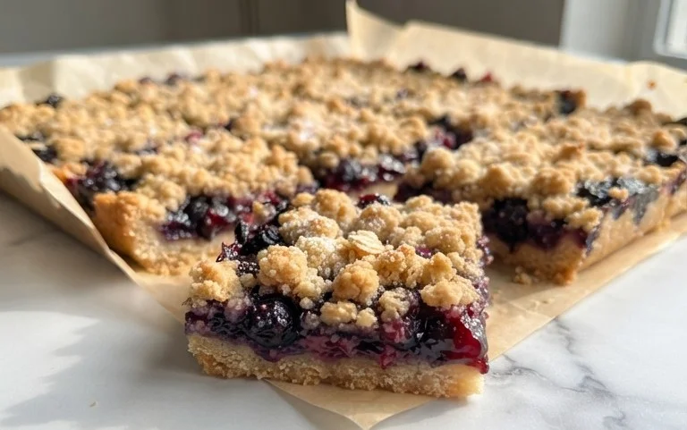 Easy Blueberry Pie Bars