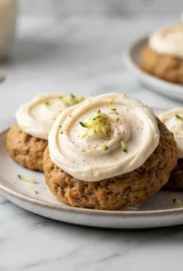 Zucchini Cookies with Cream Cheese Frosting
