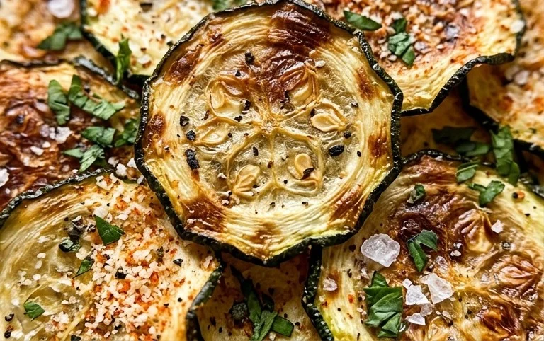 Crispy Baked Zucchini Chips