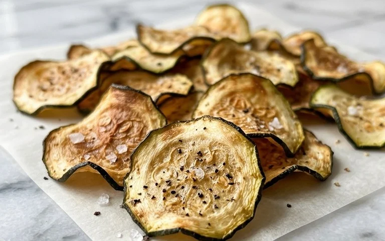Crispy Baked Zucchini Chips