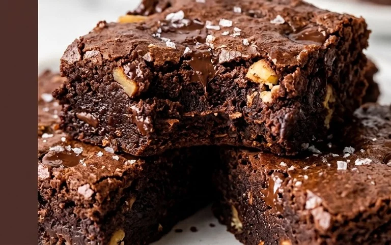 Flourless Chickpea Brownies (Vegan & Gluten Free)