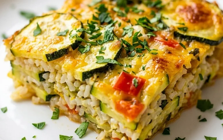 Julia Child's Zucchini and Rice Gratin (Tian de Courgettes au Riz)