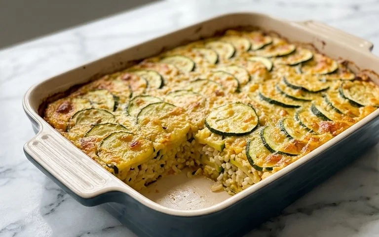 Julia Child's Zucchini and Rice Gratin (Tian de Courgettes au Riz)